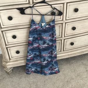 Jcrew racerback linen dress- size 0